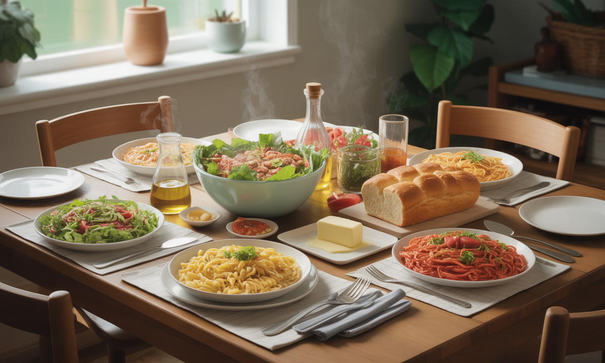 découvrez des recettes simples et rapides pour rassembler toute la famille autour de délicieux repas conviviaux et faciles à préparer, parfaits pour tous les jours !