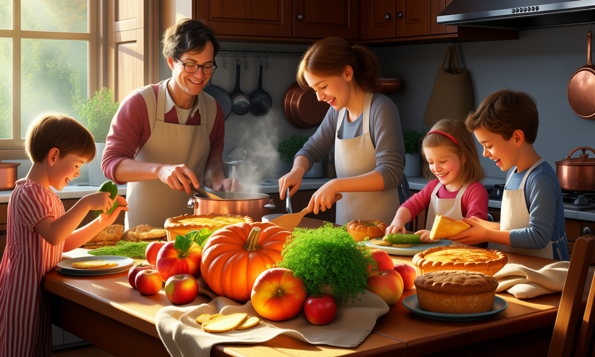 découvrez des recettes de saison savoureuses et faciles à préparer pour partager des moments gourmands en famille tout au long de l'année.